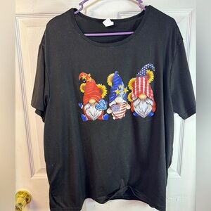 Gnome TShirt - Black - 2x